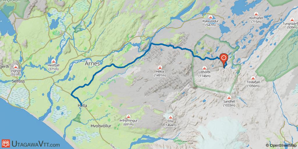 Islande : Landmannalaugar - Hella