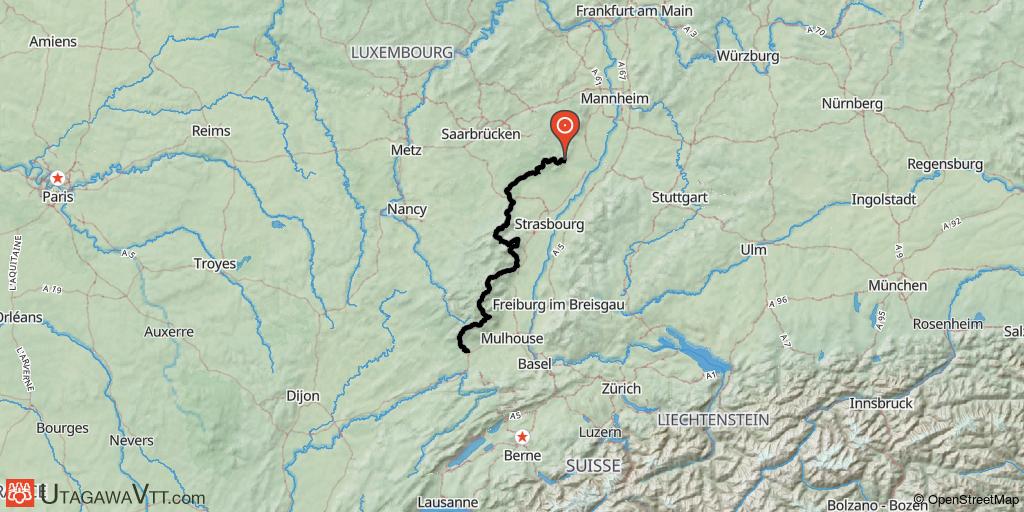 Traversée des Vosges par les sommets - De Wissembourg à Belfort (parcours intégral)