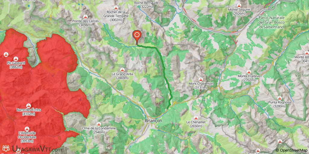 Grand Briançonnais - Parcours N°41 - Descente de la Clarée