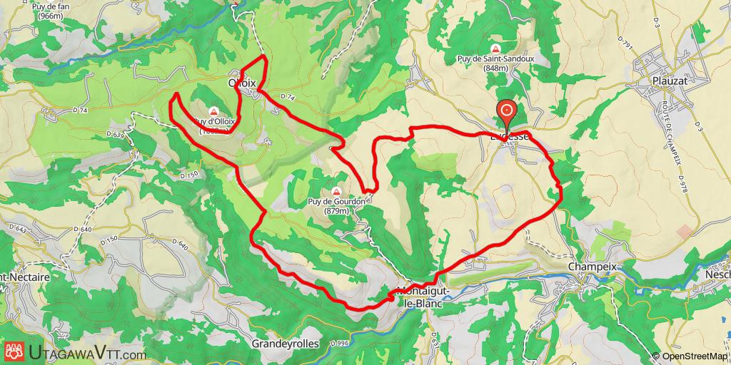 Ludesse - Olloix - Chazous - Montaigut-le-Blanc