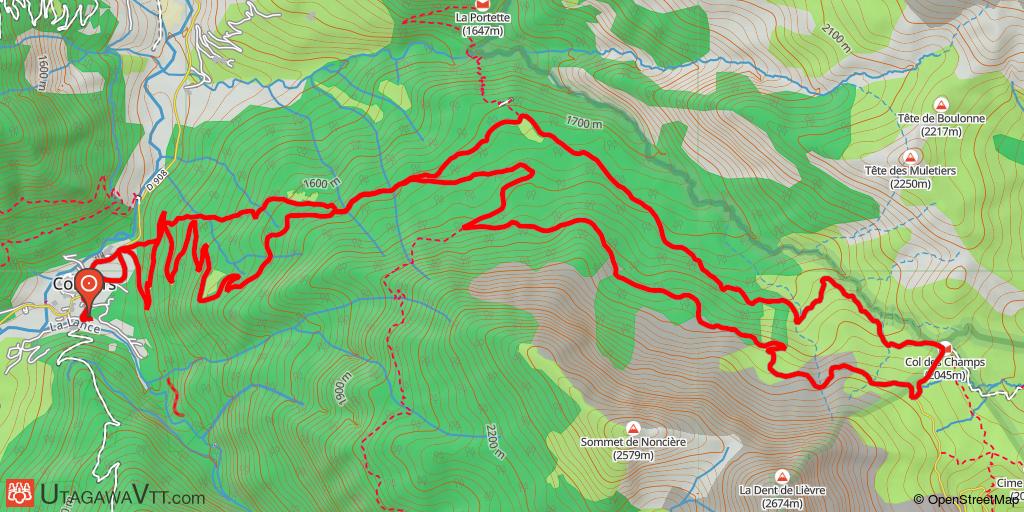 Col des Champs - GR 52a