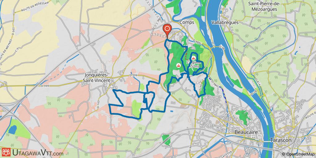 Parcours dans Saint-Roman
