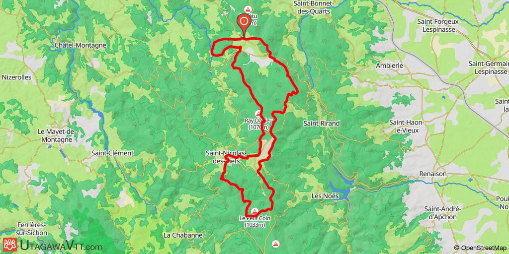 Boucle autour du plateau de la Verrerie