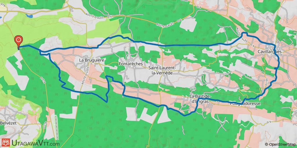 Cavillargues en passant par Hamilliac