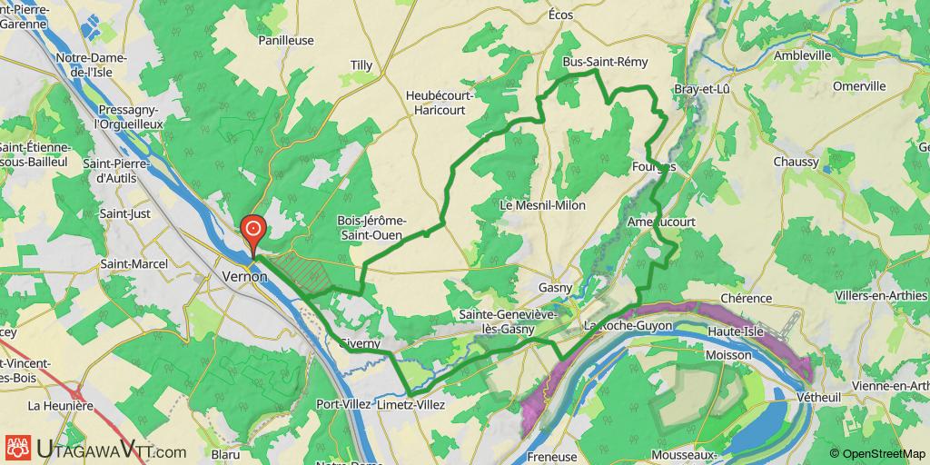 De la vallée de Seine à la vallée de l'Epte et au plateau du Vexin