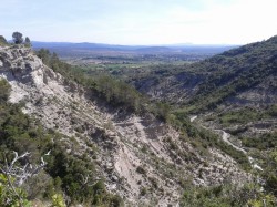 Vue depuis le haut des canyons