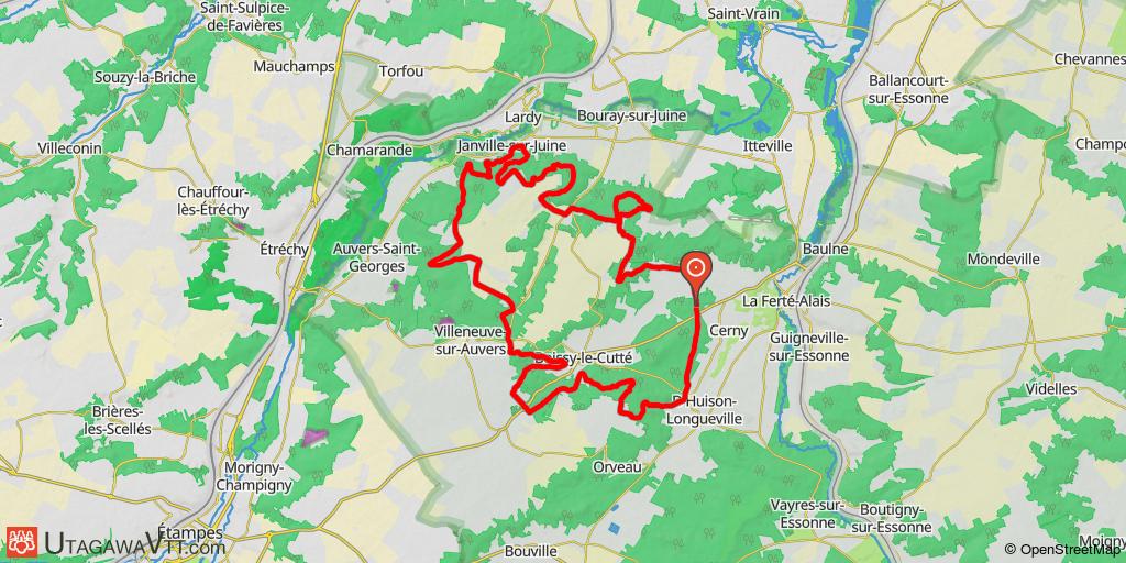 Cerny : Val d'Essonne 2016 - 37 km
