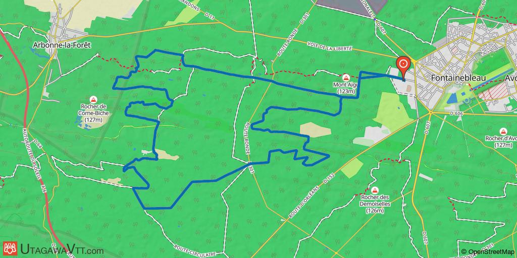 La Fontainebleau 2016 - 35 km