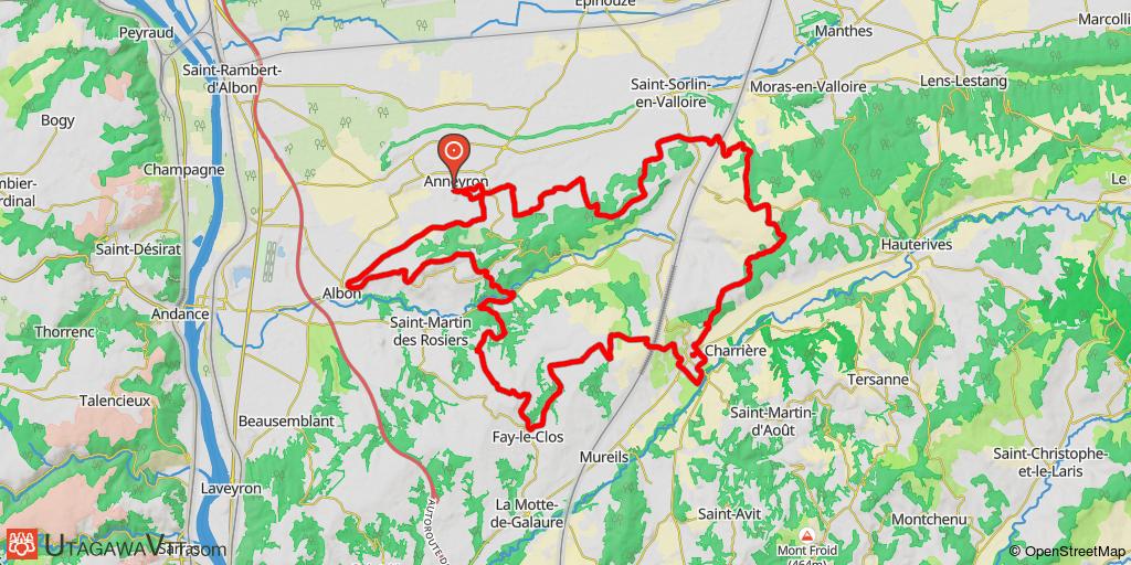 Rando des sapeurs-pompiers d'Anneyron 2016 - 45 km