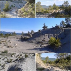 Les canyons sous la montagne Saint Jean