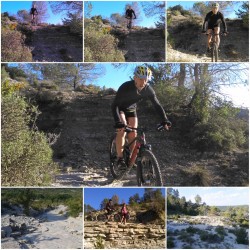 Courte descente dans les canyons