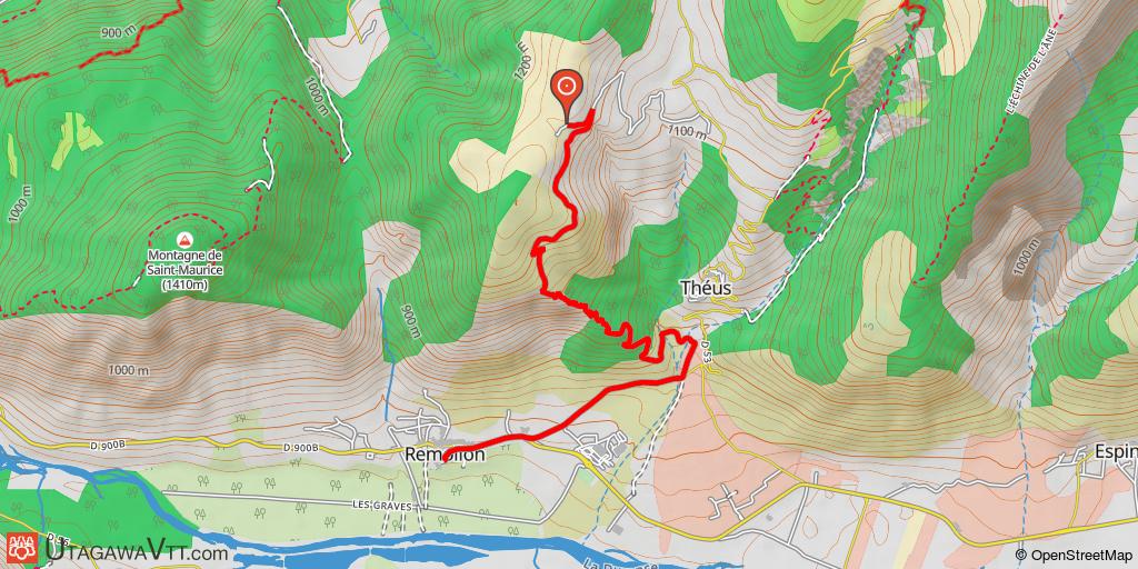 Descente des épingles de Théus
