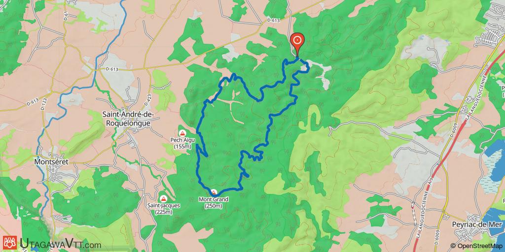 Une boucle dans le massif de Fontfroide