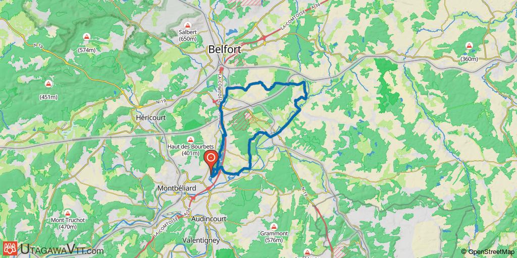 Boucle Vieux-Charmont - Brebotte