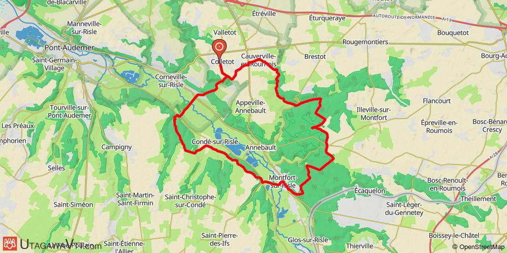 Vallée de la Risle et forêt de Montfort