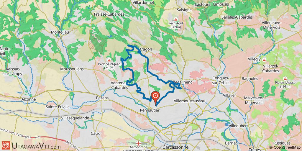 Pennautier - La Canarde 2016 - 29 km