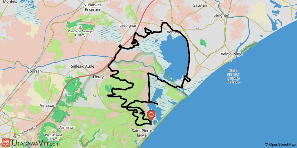 Autour des étangs de Vendres  et de Saint-Pierre-sur-Mer