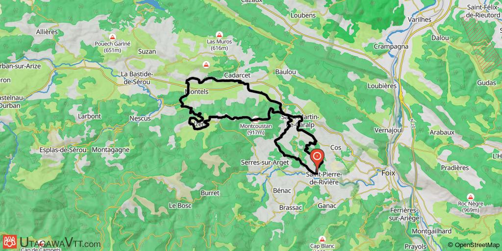 Saint-Pierre-de-Rivière – Alzen – Montcoustan