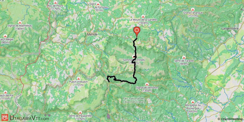 Chemin de Stevenson (GR70) - Etape 4/5 : Les Alpiers - Florac