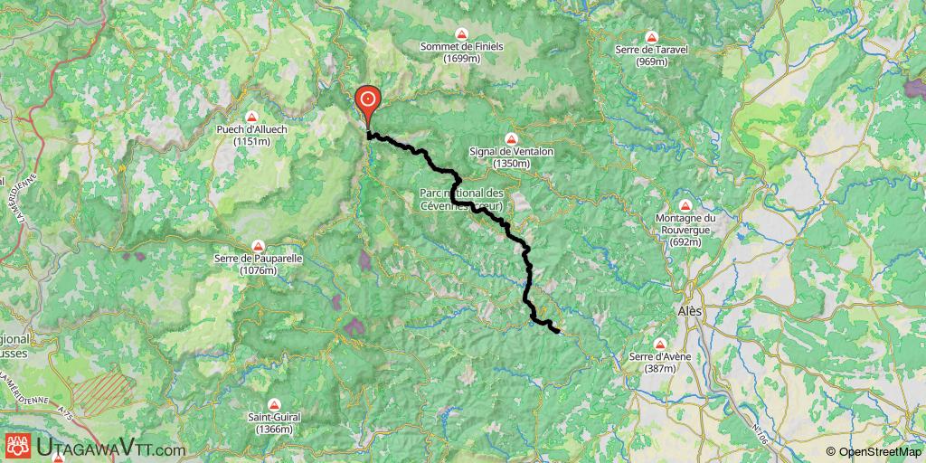 Chemin de Stevenson (GR70) - Etape 5/5 : Florac - Saint-Jean-du-Gard