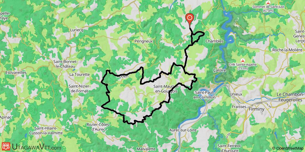 Chambles - Saint Maurice - Rochegut - Aboen