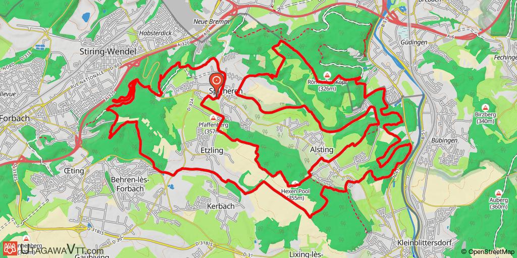 Spicheren - Raid des Hauteurs 2016 - 43 km
