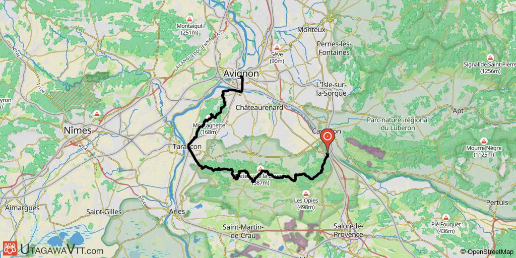 Traversée du PNR des Alpilles - Montagnette
