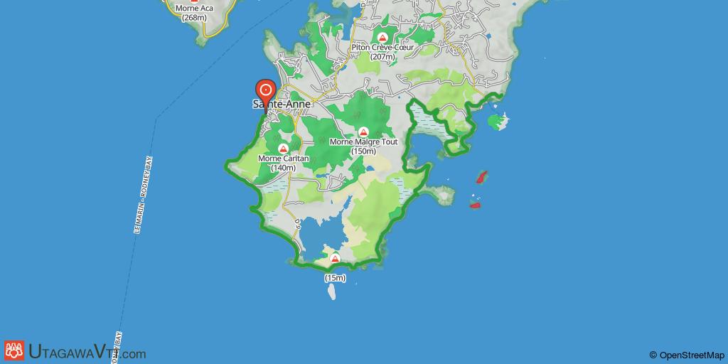 Martinique : la trace des caps du sud (Sainte-Anne/Cap Chevalier)