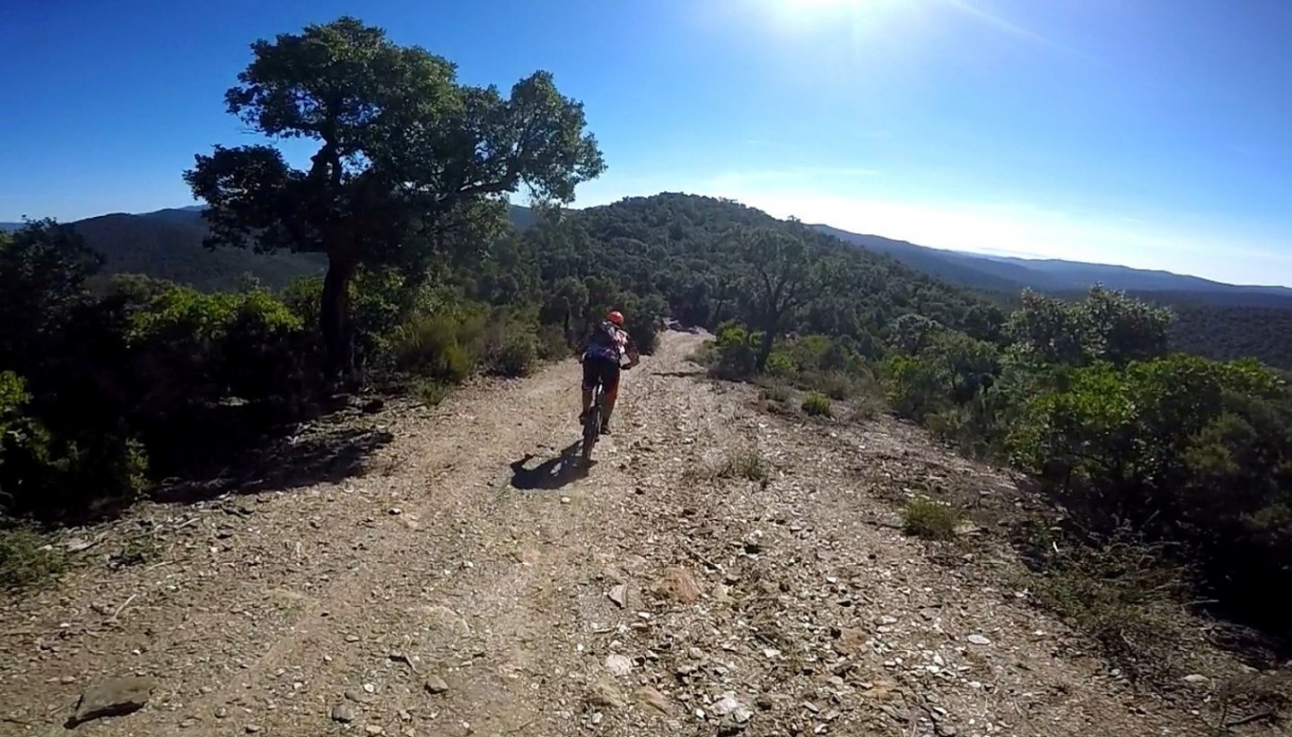 Tracé enduro à Pierrefeu-du-Var
