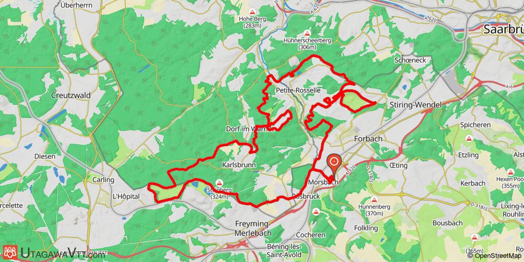 Randonnée de Morsbach 2016 - 55 km