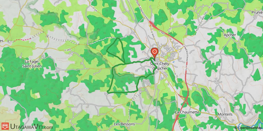 Site VTT-FFC Monts du Midi - Circuit N° 1