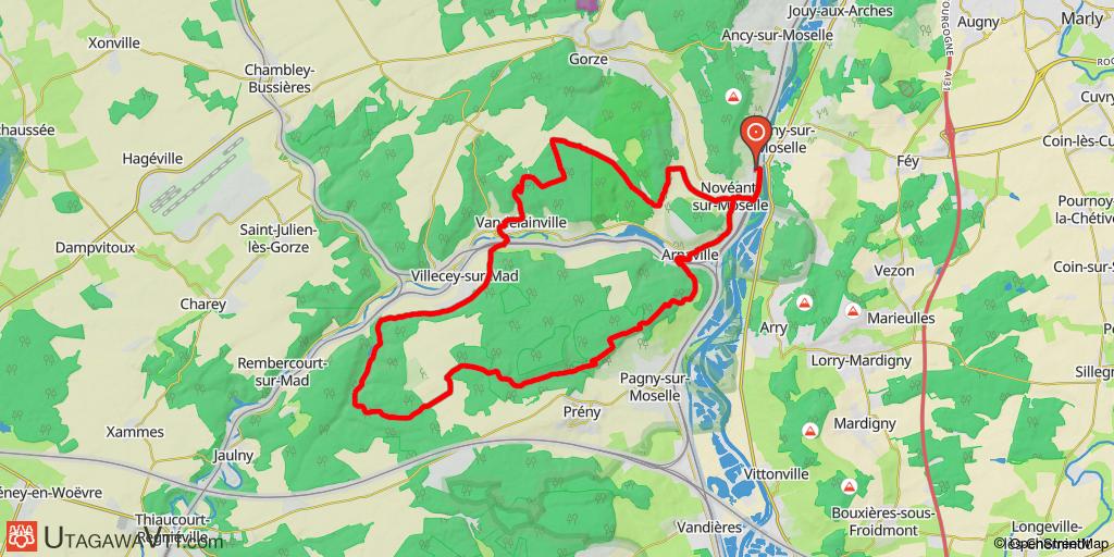 Autour de Novéant-sur-Moselle