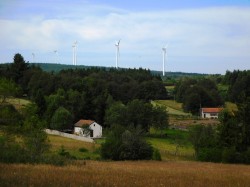 La Verrerie, éoliennes de Ray Dadieu