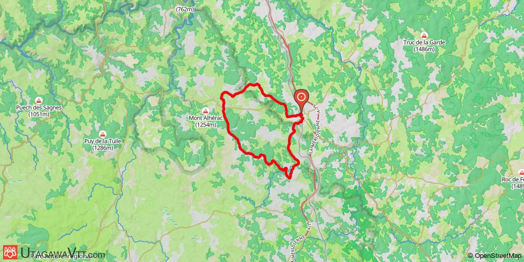Site VTT-FFC Monts du Midi - Circuit N° 5