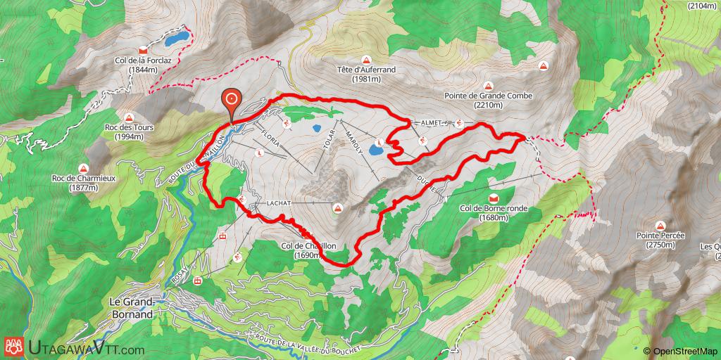 Tour du mont Lachat - Version courte