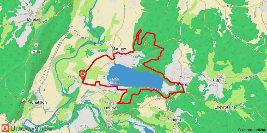 Le tour du lac de Chalain