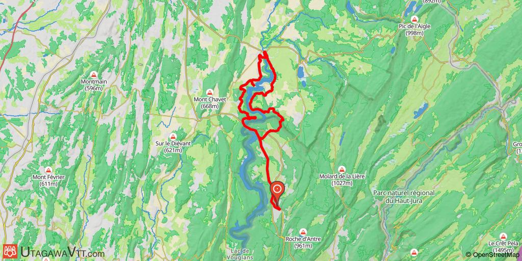 Haut du lac de Vouglans