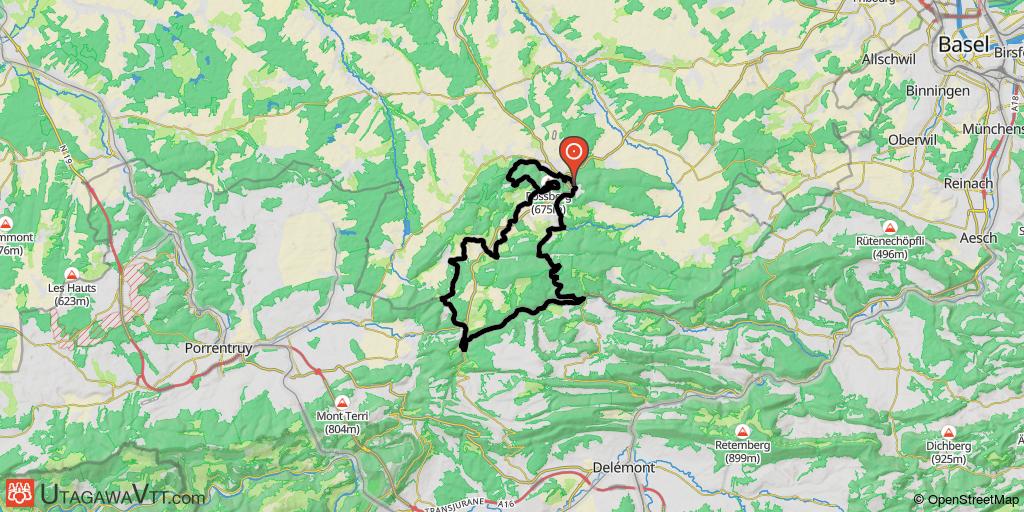 Domaine VTT du Sundgau: Sur les traces de l'abbaye de Lucelle