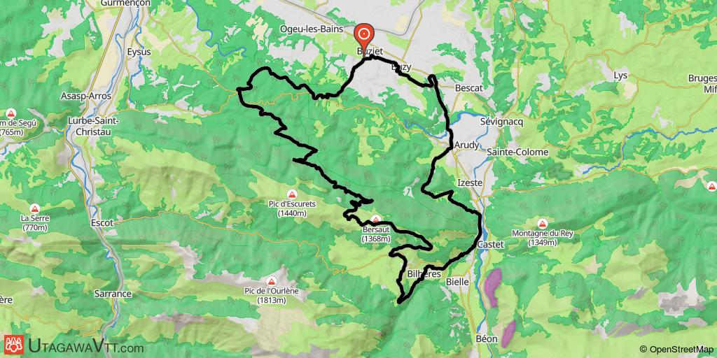 De Buziet au plateau de Lazerque par le bois du Bager