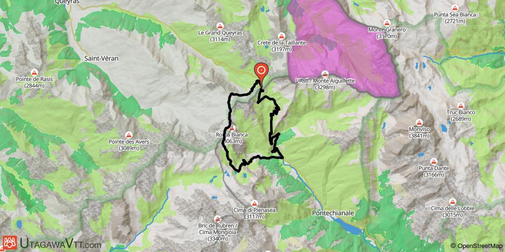 Queyras, col Agnel, Lac Bleu