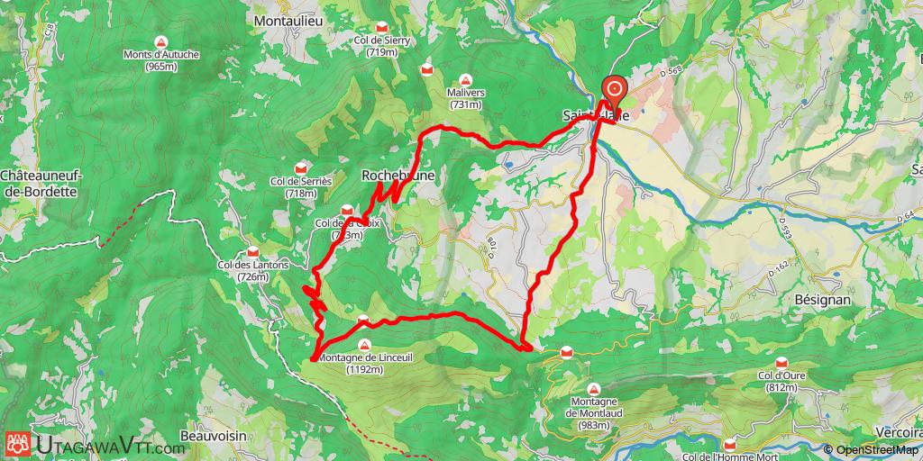 Vallée de l'Ennuyé - De Sainte Jalle au col d'Ey