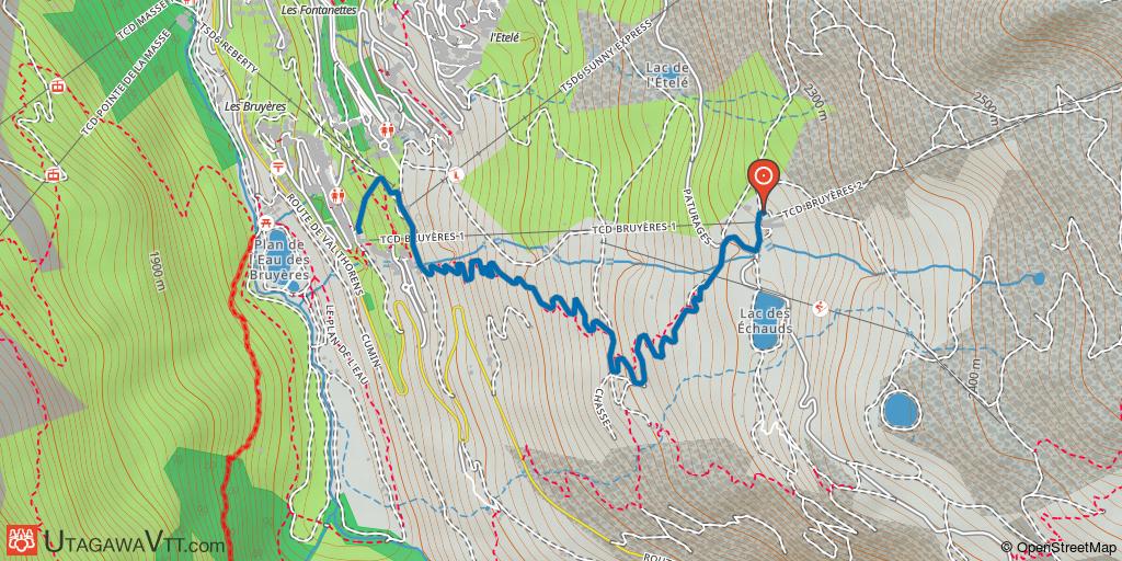 Espace VTT-FFC Vallée des Belleville - Parcours DH6 : Bruyères