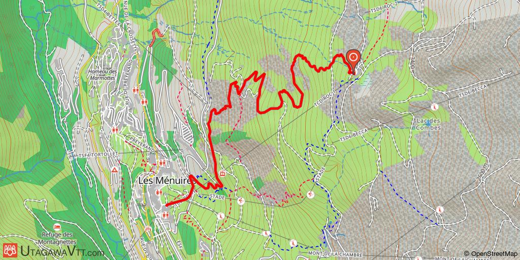 Espace VTT-FFC Vallée des Belleville - Parcours DH7 : Roc'n'Bike