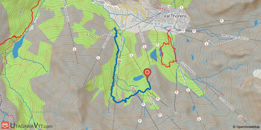 Espace VTT-FFC Vallée des Belleville - Parcours DH10 : La Gentiane