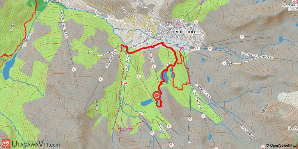 Espace VTT-FFC Vallée des Belleville - Parcours DH11 : Les chalets