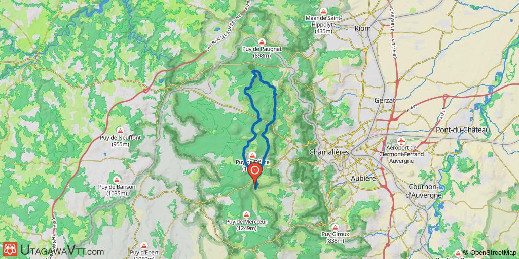 Puy de Clermont - Puy de la Coquille - Puy de Jume