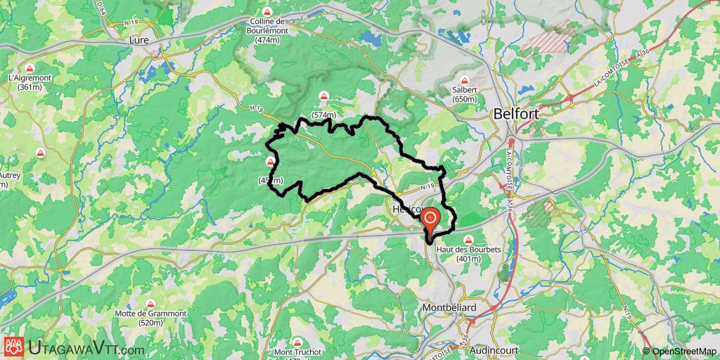 Vers Courmont et Belverne
