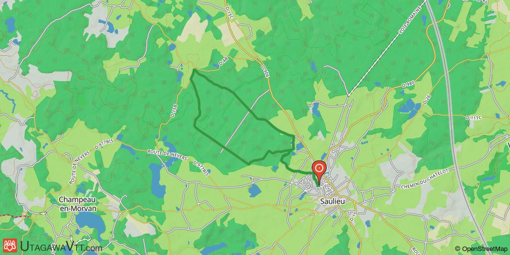 Belle randonnée dans la forêt domaniale de Saulieu