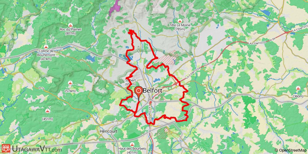 Belfort : Tour des forts