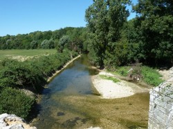 l'Yerres au Pont des Romains.